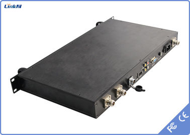 O receptor video HDMI SDI CVBS de COFDM Veículo-montou a recepção de diversidade dupla da antena do baixo atraso 1-RU