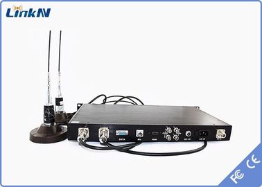 Recepção de diversidade video 300-2700MHz do receptor 1U HDMI SDI CVBS da Veículo-montagem COFDM