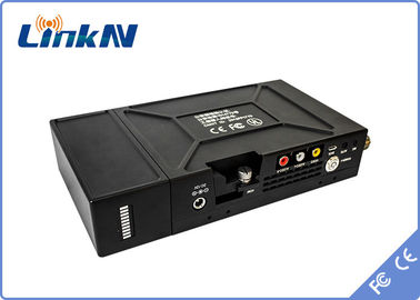 Baixo atraso da criptografia video militar da alta segurança AES256 da modulação do transmissor HDMI CVBS COFDM de FHD