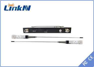 Recepção de diversidade alta video portátil da Duplo-antena da sensibilidade do receptor COFDM com exposição e bateria