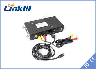 Modulação video tática H.264 intercomunicador em dois sentidos da criptografia a pilhas de HDMI do transmissor COFDM de Manpack &amp; de CVBS AES256