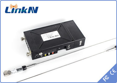 Transmissor video tático militar COFDM HDMI &amp; de criptografia de CVBS AES256 intercomunicador em dois sentidos do baixo atraso