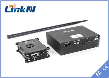 transmissor da ligação de dados COFDM do UAV de 10km &amp; receptor HDMI &amp; criptografia 300-2700MHz de CVBS AES256