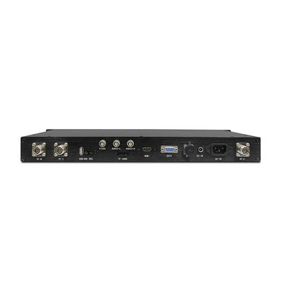1U largura de banda dupla das antenas 2-8MHz do receptor FHD HDMI SDI CVBS da montagem em rack COFDM