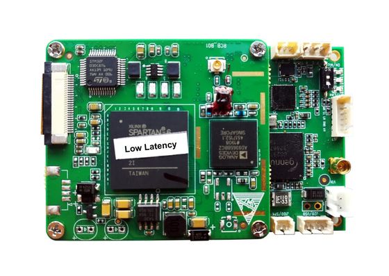 Latência video do módulo COFDM QPSK 1080p SDI CVBS 200-2700MHz da placa do transmissor baixa