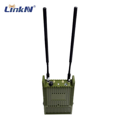 Poder superior tático militar AES Enrcyption do Multi-lúpulo 82Mbps MIMO 10W de IP66 MESH Radio com bateria