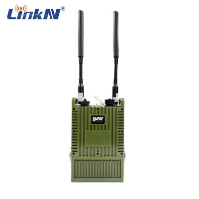 Criptografia tática da polícia IP66 MESH Radio 4G GPS/BD PPT WiFi AES com o indicador e a bateria do LCD Digital