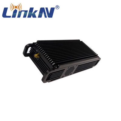Largura de banda video 200-2700MHz do atraso 2-8MHz RF do transmissor COFDM H.264 de HD-SDI baixa customizável