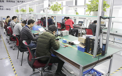LinkAV Technology Co., Ltd linha de produção da fábrica