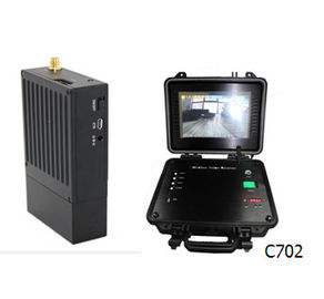 Criptografia video portátil H.264 do receptor HDMI CVBS AES256 de COFDM com bateria