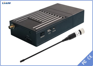 1.5km COFDM Transmissor de vídeo HDMI &amp; CVBS para Polícia Militar AES256 Baixa Latência
