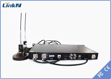 Receptor de vídeo COFDM montado no veículo com recepção de diversidade 300-2700 MHz