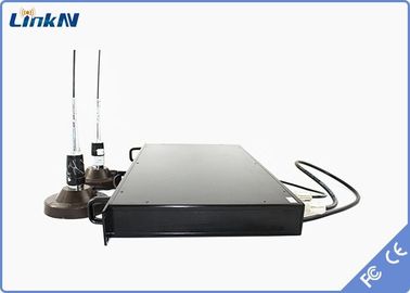 LKAV1302 Táctico 3KM NLOS COFDM Receptor de rádio de vídeo Dual antenas AES256 baixa latência