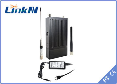 LKAV1605 COFDM Transmissor de vídeo QPSK HDMI &amp; CVBS H.264 Low Delay AES256 Criptografia com bateria