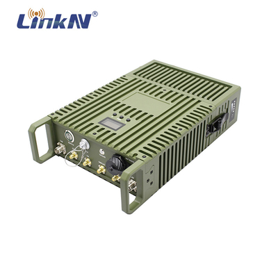 Estação Base de Rádio IP MeSH Tático 10 W Potência AES256 Criptografia com Bateria