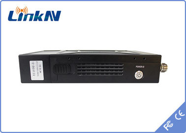 Transmissor video COFDM QPSK HDMI da polícia &amp; de atraso AES256 de CVBS H.264 baixa criptografia com bateria