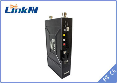 transmissor video COFDM QPSK HDMI da polícia Corpo-gasta de 1-3km &amp; de atraso AES256 de CVBS H.264 baixa criptografia