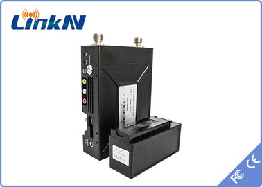 LKAV1605 COFDM Transmissor de vídeo QPSK HDMI &amp; CVBS H.264 Low Delay AES256 Criptografia com bateria