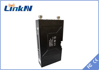 Transmissor video COFDM QPSK HDMI da polícia &amp; de atraso AES256 de CVBS H.264 baixa criptografia com bateria