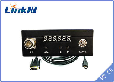 1080p transmissor video tático COFDM H.264 que codifica criptografia da alta segurança AES256 de HDMI &amp; de CVBS