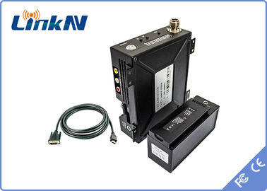 Antenas duplas da criptografia militar tática da montagem em rack HDMI CVBS SDI AES256 do receptor 1U de COFDM