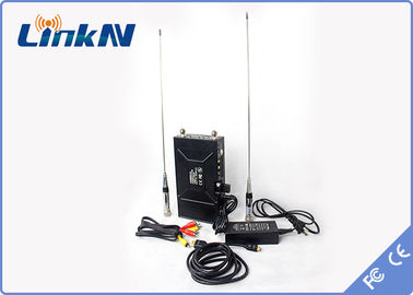 LKAV1302 Táctico 3KM NLOS COFDM Receptor de rádio de vídeo Dual antenas AES256 baixa latência