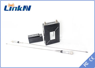LKAV1506 Transmissor de vídeo policial de longo alcance alimentado por bateria COFDM HDMI &amp; CVBS H.264 Low Delay AES256