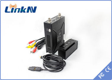 2W transmissor video militar criptografia do atraso AES256 de COFDM QPSK HDMI &amp; de CVBS H.264 baixa