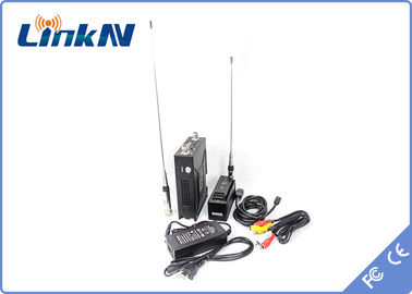 Criptografia AES256 NLOS video militar do transmissor 1-3KM de Manpack COFDM a pilhas