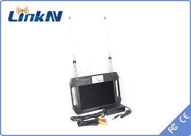 Sensibilidade alta video portátil da recepção de diversidade da Duplo-antena do receptor de COFDM com exposição e bateria