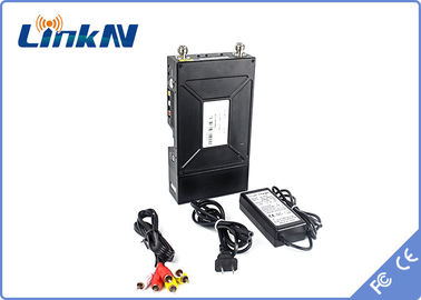 Transmissor video NLOS tático militar COFDM HDMI &amp; de criptografia de CVBS AES256 intercomunicador em dois sentidos do baixo atraso