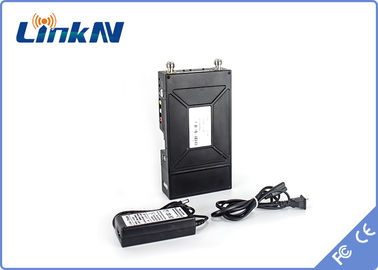 Transmissor video portátil militar COFDM HDMI & de criptografia de CVBS AES256 intercomunicador em dois sentidos