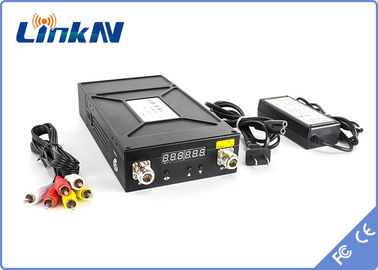 Transmissor video tático militar COFDM HDMI &amp; de criptografia de CVBS AES256 intercomunicador em dois sentidos do baixo atraso