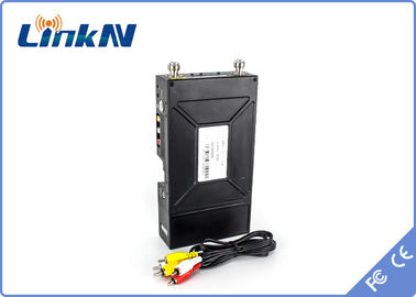 LKAV1506 Transmissor de vídeo policial usado no corpo COFDM QPSK HDMI &amp; CVBS H.264 Low Delay AES256 Criptografia