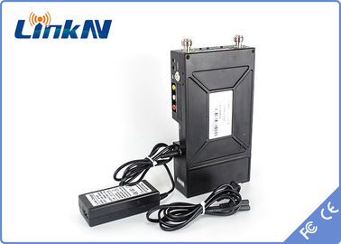 LKAV1506 Manpack Militar COFDM Sistema de Vídeo Digital Sem Fio FHD HDMI &amp; CVBS H.264 Encriptação AES256