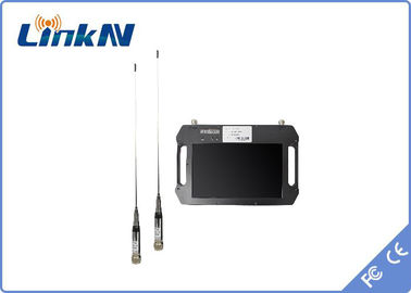 Receptor de vídeo COFDM com bateria HDMI CVBS com recepção de diversidade de exibição AES256 DC 12V