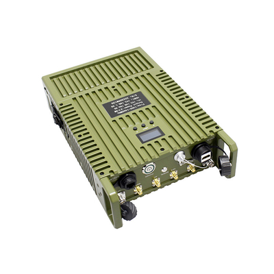 Manpack tático MANET Rádio 43dBm AES256 Frequência saltando AES256