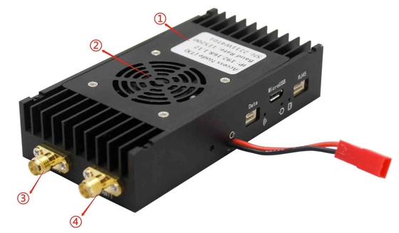 Sistema de Transmissão de Vídeo de Drone com Baixo Delay de 10ms e Transmissão de Vídeo HDMI/Ethernet Flexível