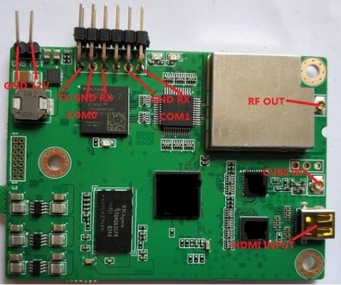 LKAV6101 AES256 20km MIMO UAV Data Link PCBA para Requisitos do Cliente