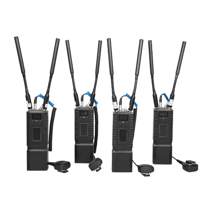 70MHz-6GHz FPGA Frequency Hopping MESH Radio Rádio tático portátil para GPS/BD Positioning System