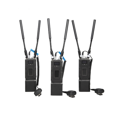 70MHz-6GHz FPGA Frequency Hopping MESH Radio Rádio tático portátil para GPS/BD Positioning System