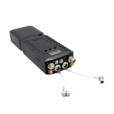 70MHz-6GHz FPGA Frequency Hopping MESH Radio Rádio tático portátil para GPS/BD Positioning System
