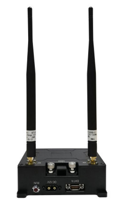 Ligação avançada de dados de drones de 82 Mbps com criptografia AES e baixa latência