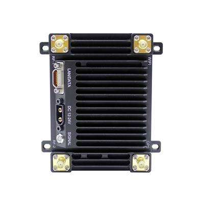 Linha de dados de vídeo de UAV mini de longo alcance FHSS MANET AES256 Sensibilidade de recepção -100dBm 2.5MHz Largura de banda 2.5/5.0/10.0/20.0MHz
