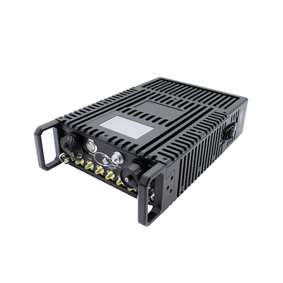 FHSS Manpack MANET Estação de Base de Rádio 43dBm AES256 Alimentada por Bateria