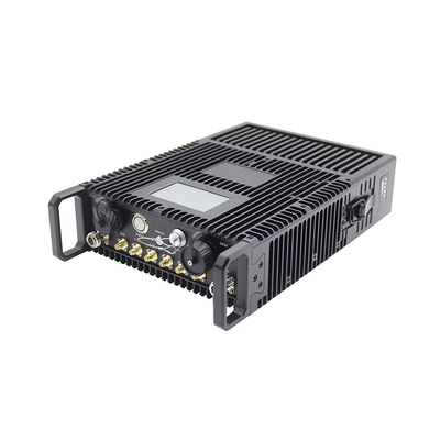 FHSS Manpack MANET Estação de Base de Rádio 43dBm AES256 Alimentada por Bateria