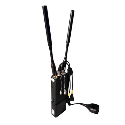 Saídas de potência táticas AES256 80Mbps 350MHz-4GHz do IP MeSH Radio Video Voice Intercom 4W customizáveis