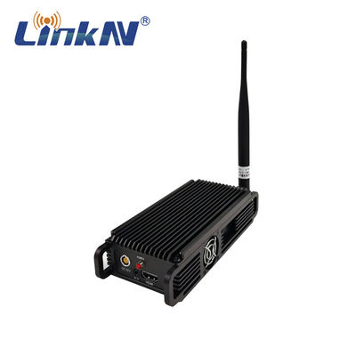 LKAV1649 1w 1.5km Link de dados usados no corpo HDMI Transmissor de vídeo Rádio para departamento de resgate