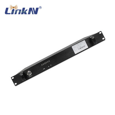 1U baixa latência Veículo-montada tática das antenas duplas video do receptor COFDM HDMI SDI CVBS