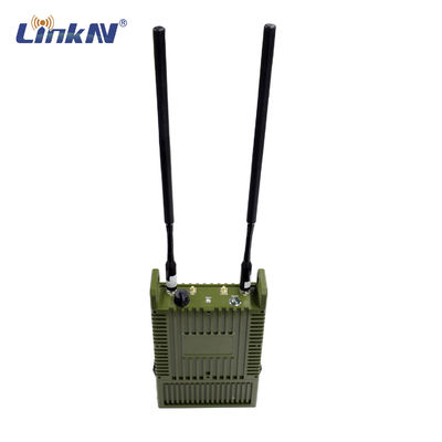 Poder superior tático militar AES Enrcyption do Multi-lúpulo 82Mbps MIMO 40dBm de IP66 MESH Radio com bateria